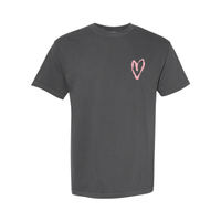 Big Heart - Teach Them Love Them Watch Them Grow (pf&b) - Comfort Colors Tee