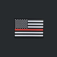 Thin Line Flag PVC Patches