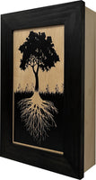Tree of Life Hidden Gun Storage Wall Decor Concealment Furniture