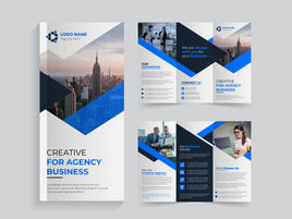 Full 12 pt .Color Gloss Brochures