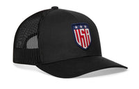 USA Shield Trucker Hat  |  America Snapback