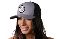 PNW Trucker Hat  |  Gray-Black PNW X Snapback
