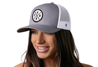 PNW Trucker Hat  |  Gray-White PNW X Snapback