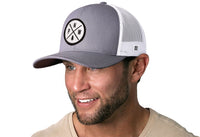 PNW Trucker Hat  |  Gray-White PNW X Snapback