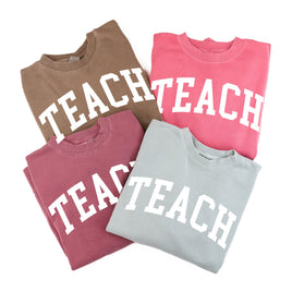 Teach (Varsity) - PIGMENT Crewneck