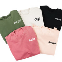 Embroidered SUPER-SOFT Fleece - Enter Your Custom Name - *Italic* Name