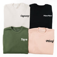 Embroidered SUPER-SOFT Fleece - Enter Your Custom Name - *Italic* Name