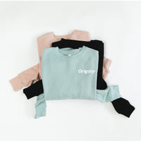 Mother's Day SUPER-SOFT Fleece - Limited Edition LMSS® Embroidered Sweatshirt - Multiple ITALIC Names to Choose From