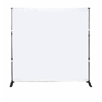 Backdrop Step & Repeat Banner Stand w/8.5' x 8' Banner