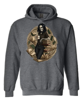 Skeleton Book Girl Hoodie