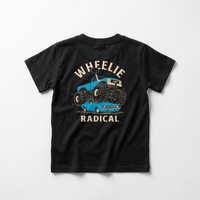 WHEELIE RADICAL TEE - BLUE EDITION