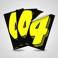 Removable Adhesive Auto Numbers