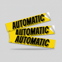 Removable Adhesive Auto Slogan