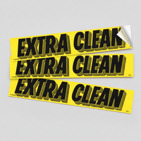 Removable Adhesive Auto Slogan