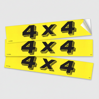 Removable Adhesive Auto Slogan