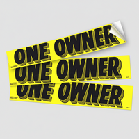Removable Adhesive Auto Slogan