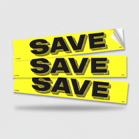 Removable Adhesive Auto Slogan