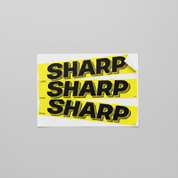 Removable Adhesive Auto Slogan