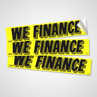 Removable Adhesive Auto Slogan