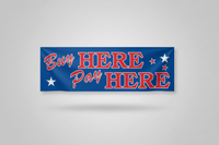 Armor Flex Pre-Printed Banner | 3' x 10'