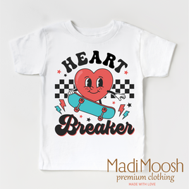 Heart Breaker Valentine's Day Shirt - Skateboard  Valentine's Tee