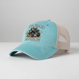 Custom Sportsman SP510 Pigment-Dyed Trucker Cap