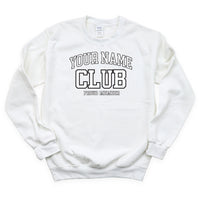 Varsity Style - _____ Club - Proud Member - (PERSONALIZE IT!) - BASIC Fleece
