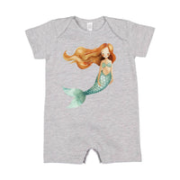 Watercolor Mermaid - Shorts Romper