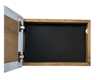 White Wolf Gun Concealment Furniture - Handcrafted Hidden Gun Storage Wall Decor - Hidden Gun Shelf with Magnetic Lock for Quick Access
