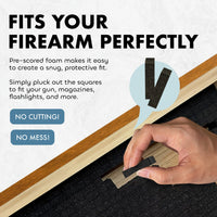 Horse Farm Wall Art Gun Concealment Furniture - Handcrafted Wooden Gun Cabinets - Gun Shelf Hidden Storage for Rifles, Shotguns, & Handguns - Quick Access Hidden Wall Safe (Extra Large)