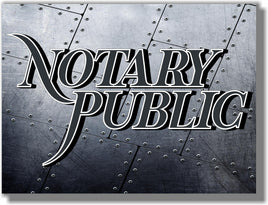 NOTARY PUBLIC SIGN 18X24-Y25NP