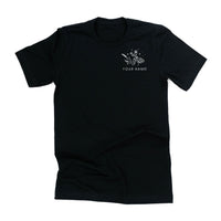Custom Name - Bouquet (pocket) - (PERSONALIZE IT!) - Unisex Tee