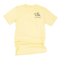 Custom Name - Bouquet (pocket) - (PERSONALIZE IT!) - Unisex Tee