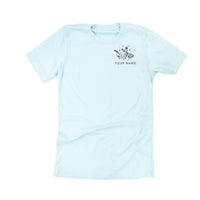 Custom Name - Bouquet (pocket) - (PERSONALIZE IT!) - Unisex Tee