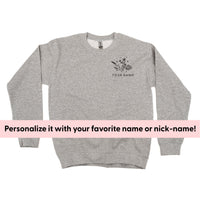 Custom Name - Bouquet (pocket) - (PERSONALIZE IT!) - BASIC Fleece