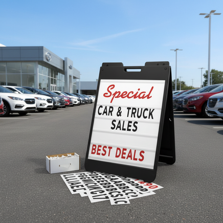 A-Frame Sign - Car & Truck Sales Dealership