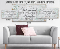 A Longer Table - Canvas