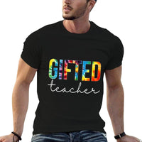 Gifted Teacher Women Tie Dye Back To School Appreciation Day  Relaxed-fit T-Shirt
