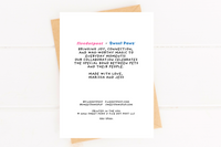 Funny Dog Birthday Party Card for Pet Party Dog Parent Card