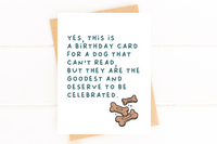 Birthday Card for a Dog the Goodest Card for Dog Mom