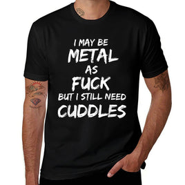 Heavy Metal Music Fan Funny Metalhead Cuddles Gift  Stretchy T-Shirt