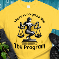AA Recovery T-Shirt | Inspiring Sobriety |  There's No Gram Like The Program