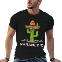 Fun EMS Professional Humor Saying  Funny EMT Paramedic  Heathered Texture T-Shirt