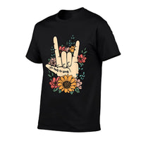 Sign Language ASL Love Needs No Words Special Education Spee  Vintage-inspired T-Shirt