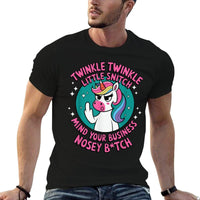 Funny Unicorn For Women Twinkle Twinkle Little Snitch  Soft T-Shirt