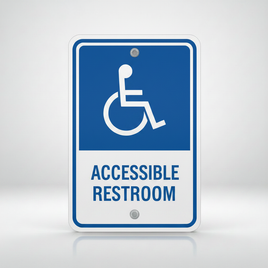Accessible Restroom Sign