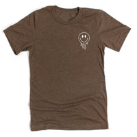 Living My Best Educator Life - Melty Smiley (pf & b) - Unisex Tee