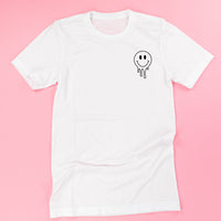 Living My Best Educator Life - Melty Smiley (pf & b) - Unisex Tee