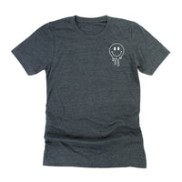 Living My Best Librarian Life - Melty Smiley (pf & b) - Unisex Tee