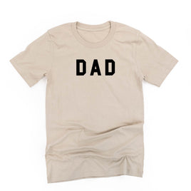 Dad - Standard Block Font - Unisex Tee